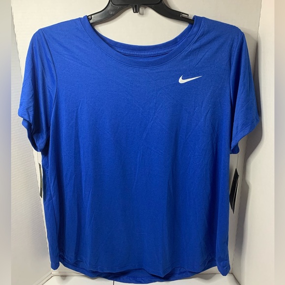 Nike Tops - NIKE Women's Plus Size Dri-FIT Legend Crewneck Training T-Shirt - Blue - 1X NWT